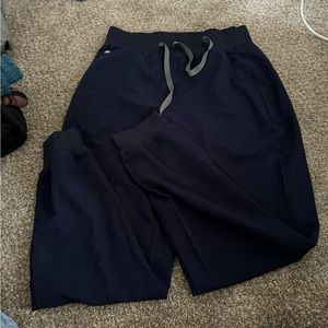 Figs Zamora High Waisted Joggers in Navy